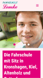 Mobile Screenshot of fahrschule-lemke-kiel.de