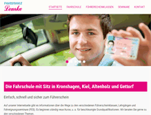 Tablet Screenshot of fahrschule-lemke-kiel.de